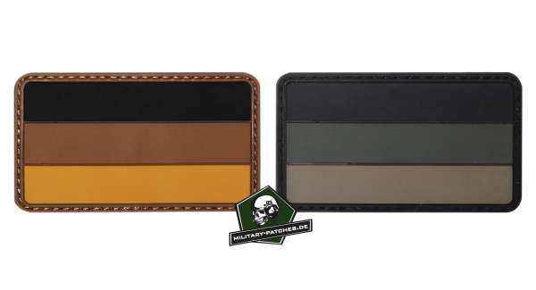 Patch Flagge Deutschland, tarn (PVC-Rubber-Patch)