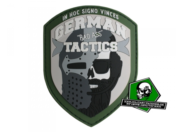 German "Bad Ass" Tactics PVC-Rubber-Patch German "Bad Ass" Tactics PVC-Rubber-Patch